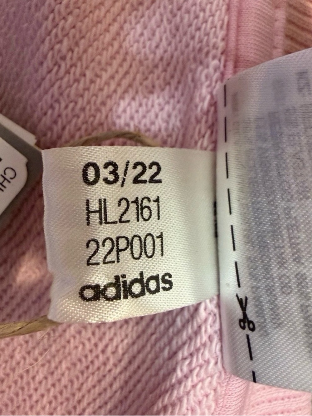 adidas Pink Crewneck Sweatshirt with White Logo - Picture 4 of 4